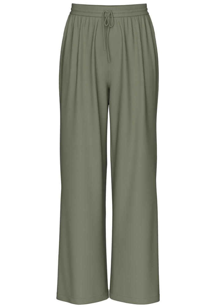 PCNYA HW WIDE PANTS WVN BC 17147805 MERMAID